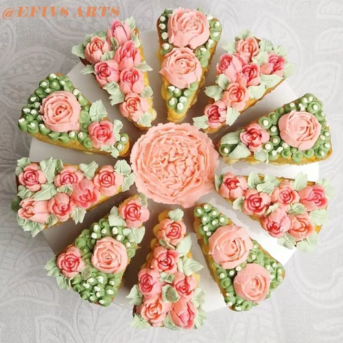 Vista 7 de Molde de rebanada de pastel de 8 cavidades, molde para hornear rebanada de pizza, molde para hornear pan de maíz, mousse, molde para pizza, jabón