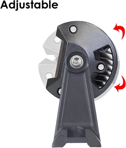 Vista 7 de Eyourlife Soporte de montaje lateral universal para barra de luz LED recta o curvada de doble fila, almohadilla de goma incluida (paquete de 2)