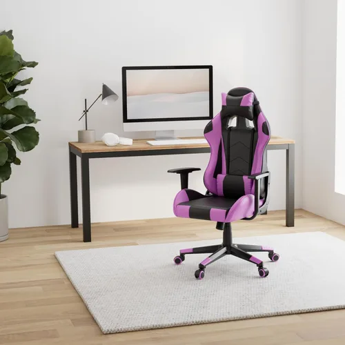Vista 79 de Modern-Depo Black Virgo Zodiac - Silla de juegos con diseño ergonómico, giratorio y reclinable ajustable, capacidad de carga de 330 libras