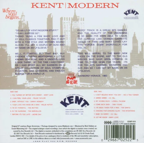 Vista 2 de For Dancers Only The Best of the US KentModern Labels Sixties Soul Output