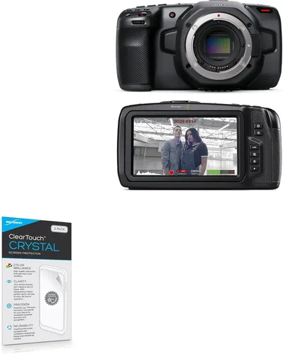 Vista 10 de BoxWave Protector de pantalla compatible con Blackmagic Pocket Cinema Camera 6K – ClearTouch Anti-reflejo (paquete de 2), antihuellas de piel mate