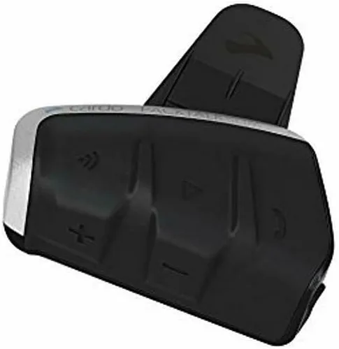 Vista 3 de Cardo PTS00101 - PACKTALK Slim - Auriculares de comunicación Bluetooth para motocicleta, color negro, paquete doble de 2
