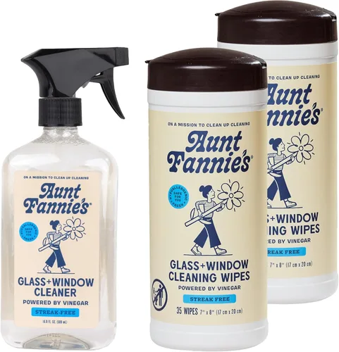 Vista 13 de Aunt Fannie's Spray de vinagre de limpieza de vidrio y ventanas, spray natural sin rayas, 16.9 onzas (paquete de 1)