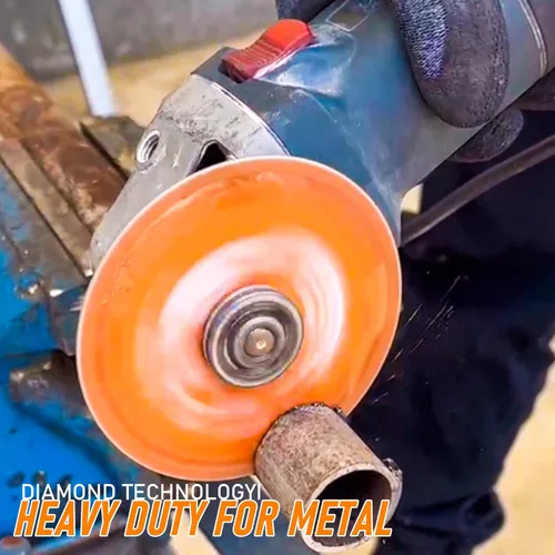 Vista 6 de Rueda de corte de diamante de 3 pulgadas con orificio de eje de 3/8 pulgadas, disco de corte de metal con más de 5000 cortes en barras de refuerzo