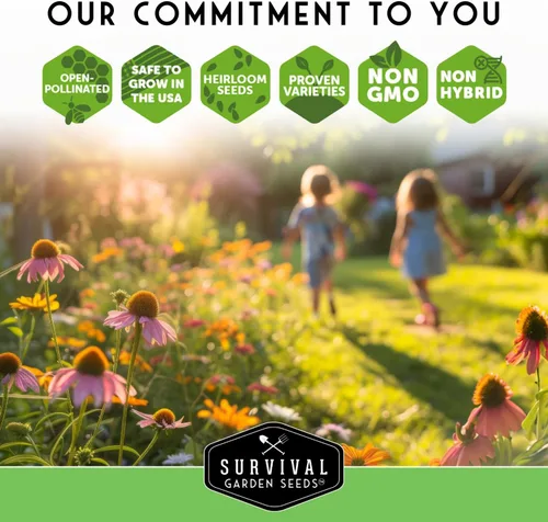 Vista 8 de Survival Garden Seeds - Semilla de clavel Chabaud Mix para plantar - 1 paquete con instrucciones para plantar y cultivar Dianthus Caryophyllus