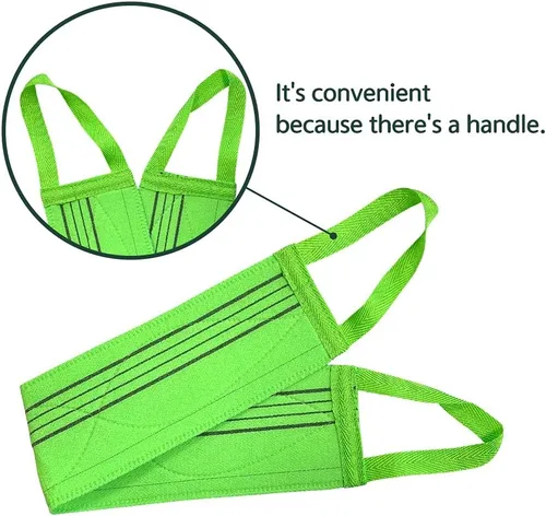 Vista 2 de x (3 pcs) Larga Exfoliante Back Washcloth Toalla de baño Toalla de baño Toalla de Italia Coreana