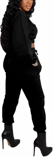 Vista 3 de PINSV Trajes de dos piezas para mujer, trajes de entrenamiento