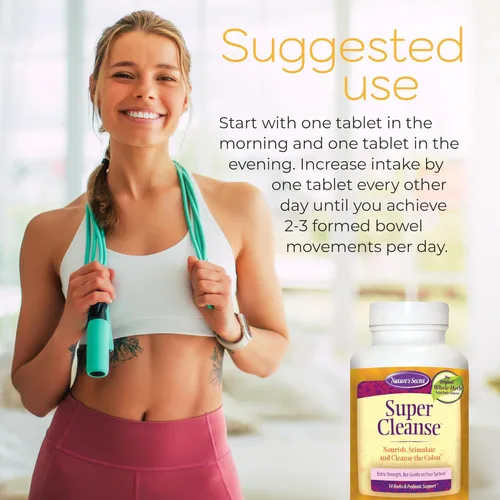 Vista 4 de Nature's Secret - Super Cleanse, 200 comprimidos