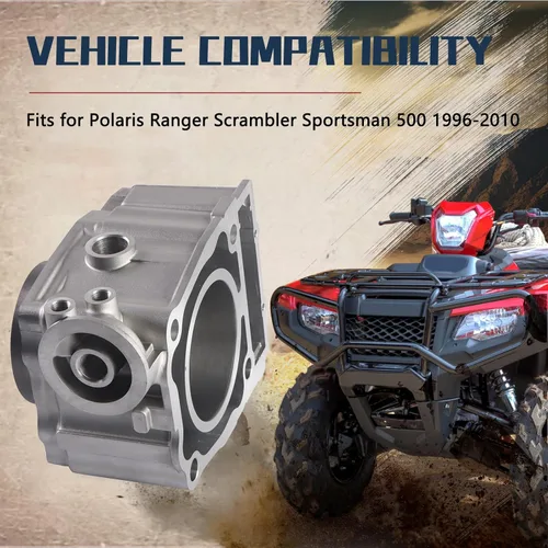 Vista 3 de Kessocco Kit de reconstrucción de extremo superior de junta de cilindro de pistón de 3.622 in, repuesto para Polaris Ranger Scrambler Sportsman 500