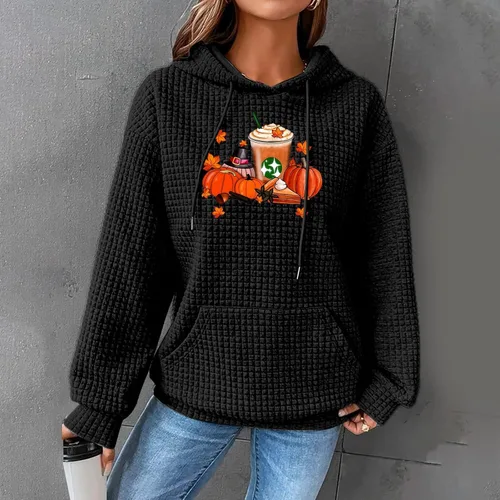 Vista 99 de SHAOBGE Sudaderas con capucha de gran tamaño para mujer, sudaderas con capucha para entrenamiento, suéteres casuales y cómodos trajes de moda