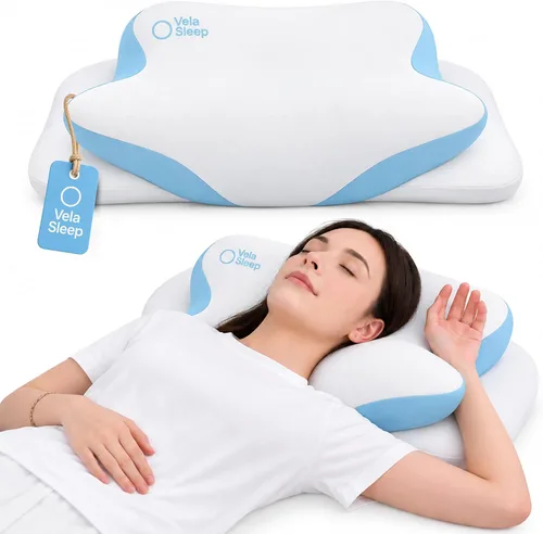 Almohada cervical para el cuello Almohada de espuma viscoelástica
