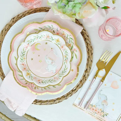 Vista 24 de Kate Aspen Tea Time - Platos de papel