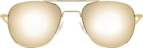 AO Gafas de sol piloto originales Lentes de nailon espejadas Patillas de bayoneta Polarizadas