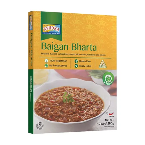 Vista 17 de Ashoka Traditional Meals 1932, puré de verduras veganas, curry instantáneo, totalmente naturales, comidas listas para comer para microondas, Bombay
