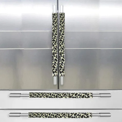 Vista 11 de Fundas para manijas de refrigerador, juego de fundas para manijas de electrodomésticos de cocina, horno microondas, nevera o lavavajillas, protector