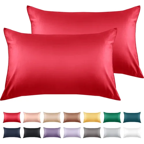 Vista 27 de Warmstar Juego de 2 fundas de almohada de algodón de tamaño estándar, fundas de almohada de 600 hilos de 20 x 26 pulgadas, fundas de almohada de Gris