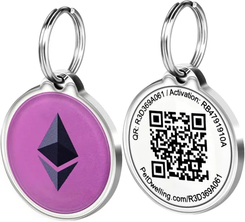 Vista 31 de Pet Dwelling Symbols NFC y QR Code - Etiqueta de identificación inteligente para perro, fácil escaneo, acceso instantáneo al perfil en línea