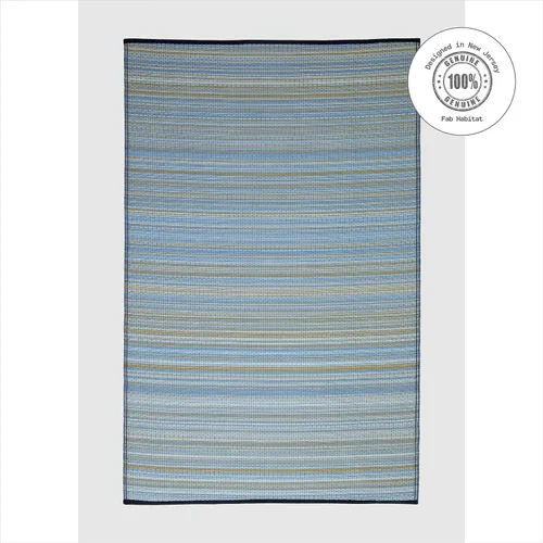 Vista 19 de Fab Habitat Alfombra Rayada para Exteriores - Impermeable, Resistente a la Decoloración, Sin Arrugas, Reversible - Plástico Reciclado Premium