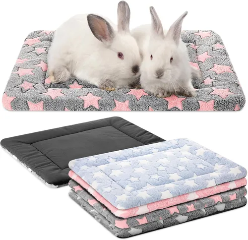 Vista 8 de VitalCozy 4 almohadillas suaves y cálidas para jaula de perro, 20 x 30 x Verde