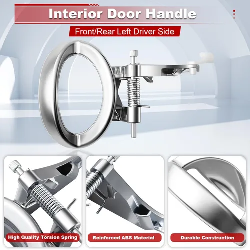 Vista 4 de FAERSI 81632 Manija de puerta interior delantera/trasera izquierda lado del conductor reemplazos para Dodge Nitro 2007 2008 2009 2010 2011 manija