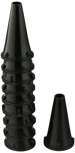 Vista 6 de Zyrev ZetaLife - Cubierta para otoscopio de plástico, puntas para espécula, desechables, paquete de 50 fundas desechables de 2,5/0.157 in