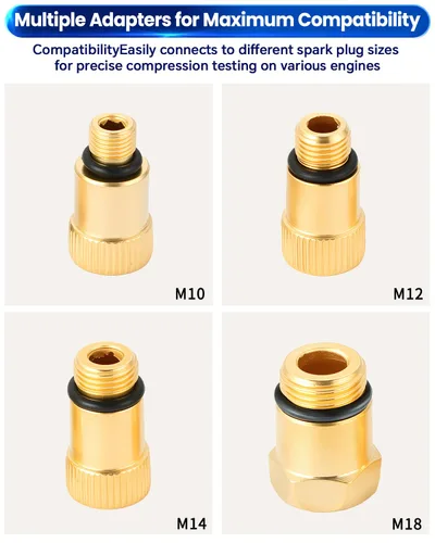 Vista 6 de ATP Probador de compresión Herramienta automotriz Kit de probador de compresión de cilindro de motor profesional
