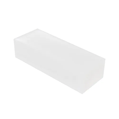 Vista 12 de Bloque de HDPE Blanco PE Polietileno Rectangular Sólido Plástico Bloque de Golpeo de Alta Densidad Hoja Ideal para Proyectos de Bricolaje