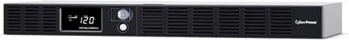 Vista 2 de CyberPower OR700LCDRM1U Smart App UPS Batería de reserva LCD y protector de sobretensión, 700VA/400W, 6 tomas de salida, AVR, montaje en rack 1U