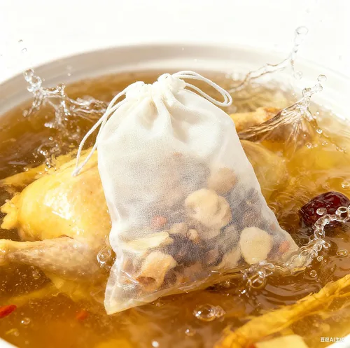 Vista 5 de 20 bolsas de té reutilizables, bolsas vacías de muselina con cordón, bolsas de especias para cocinar, té suelto, hierbas, algodón natural