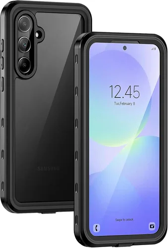 Vista 11 de Lanhiem - Funda para Samsung Galaxy A16 5G, impermeable IP68, resistente al polvo, con protector de pantalla integrado, cubierta protectora