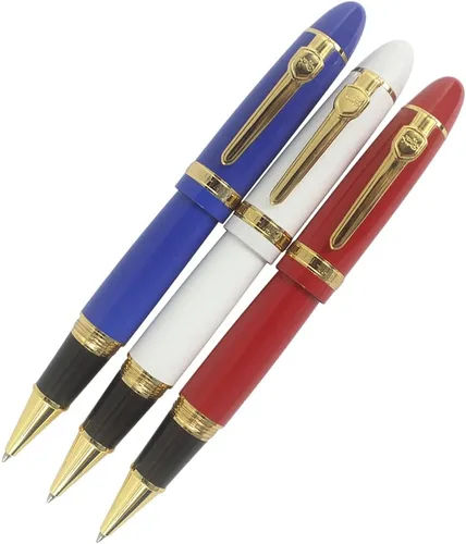 Vista 8 de Jinhao 159 Bolígrafo Rollerball negro pesado Big Pen 3 piezas en 3