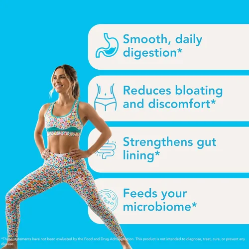 Vista 4 de Píldoras tribióticas diarias - Probióticos, prebióticos y postbióticos para alimentar tu microbioma y apoyar una digestión diaria suave, salud
