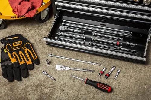 Vista 10 de GEARWRENCH Juego de 18 herramientas de trinquete y accionamiento de 1/4 pulgadas - 89075