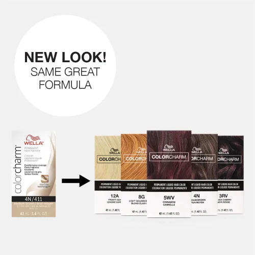 Vista 6 de WELLA Color Charm - Tinte líquido permanente para el cabello para cobertura de canas, rubio
