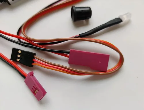 Vista 4 de Interruptor de apagado de motor DLE, interruptor opto RC compatible con enchufe Futaba DLA DLE DA Ignition Cut Off- Seguridad 100% tecnología