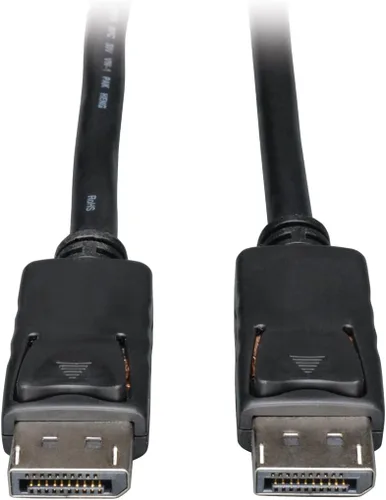Vista 6 de TRIPP LITE Cable DisplayPort con pestillos (M/M), DP a DP, 4K x 2K, 6 pies (P580-006), negro