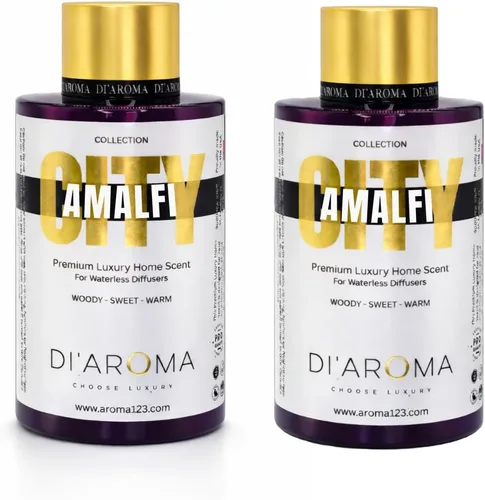 Vista 21 de Di'Aroma Aroma Oil Blend Amalfi 60ml 2 Fl Oz – Premium Diffuser Oil for Home, Waterless & Essential Oil Diffusers, Long Lasting Home Fragrance, City