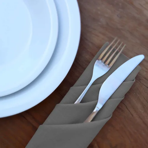 Vista 8 de Ruvanti - Juego de 4 servilletas de tela de 45x45 centímetros, lavables, suaves, duraderas, absorbentes, mezcla de algodón. Servilletas de mesa