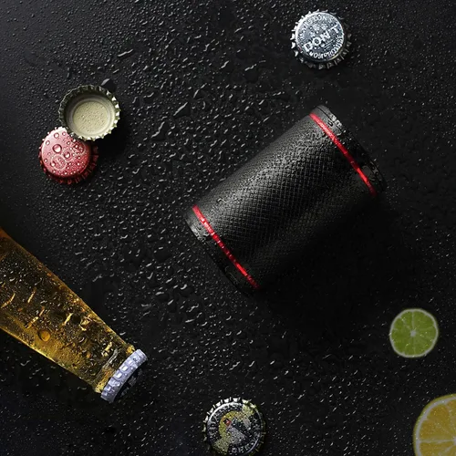 Vista 4 de KITCHENDAO Abridor automático de botellas de cerveza con receptor magnético de tapa empuja para abrir Mantén la tapa intacta Regalo