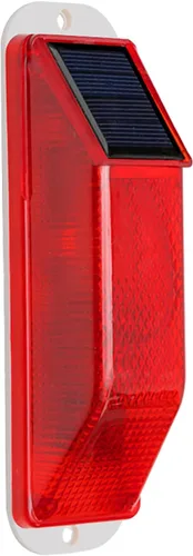 Vista 11 de Luz de advertencia estroboscópica solar: Lámpara de advertencia LED estroboscópica sensible, súper brillante, IP65, impermeable, control de luz