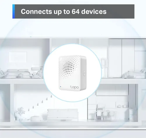 Vista 11 de Kit de inicio del sensor Tapo de TP-Link: "1 x Hub H100" + "1 x Sensor de movimiento T100" + "1 x Sensor de contacto T110