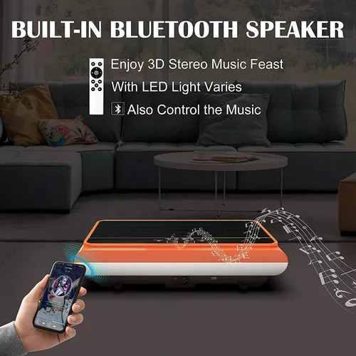 Vista 3 de Natini Vibration Plate Exercise Machine - Whole Body Workout Vibration Platform Lymphatic Drainage Machine for Weight Loss Home Fitness with