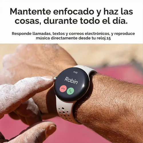Vista 10 de Google Pixel Watch 2 con lo mejor de Fitbit y Google - Seguimiento de frecuencia cardíaca, gestión del estrés, características de seguridad - Reloj