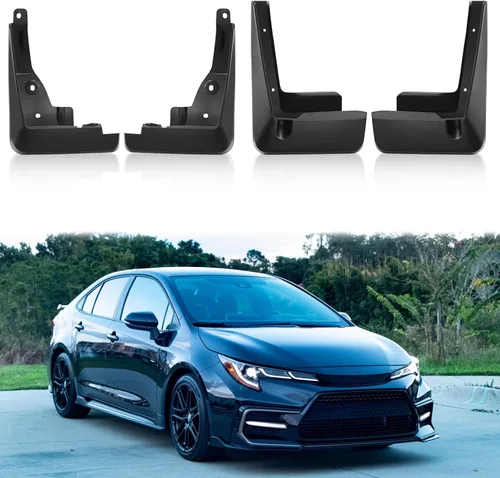 Vista 9 de BDFHYK Guardabarros Protectores contra Salpicaduras Guardabarros Guardabarros Compatibles con Toyota Tundra Sin Extensiones de Guardabarros