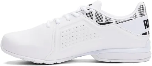 Vista 3 de Puma Hombres Viz Runner Repeat Running Zapatillas - Blanco - Talla 8 M, Puma Exprimir blanco-lima
