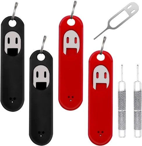 Vista 4 de Paquete de 6 herramientas de extracción de tarjetas SIM, herramienta de apertura de bandeja de tarjeta SIM, pasadores de expulsión de agujas