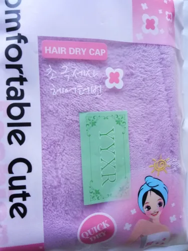 Vista 8 de YYXR Toalla de secado de pelo de microfibra ultra absorbente torsión turbante de pelo de secado Cap Envoltura para el cabello