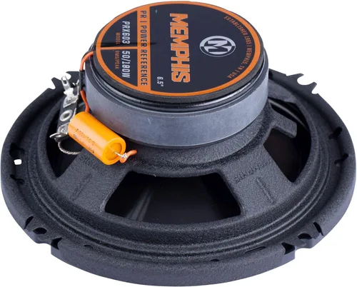Vista 7 de Memphis Audio PRX603 Power Reference Series - Altavoces coaxiales de 3 vías de 6.5 pulgadas con tweeters giratorios - Par