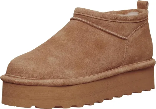 BEARPAW Botas retro súper cortas para mujer, botines para mujer, botas de meter para mujer, cómodas botas de invierno, varios colores y tamaños