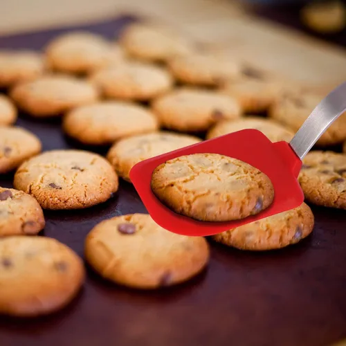 Vista 8 de Espátulas de cocina de silicona, resistentes al calor, juego de espátulas a prueba de derretimiento para utensilios de cocina antiadherentes